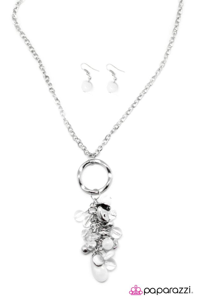 Paparazzi ♥ To The Ends of the Earth - White ♥ Necklace