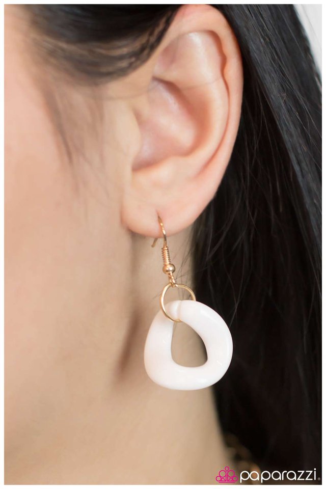 Paparazzi ♥ Join Forces - White ♥ Necklace