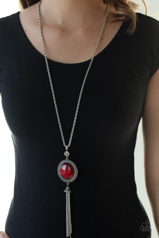 Paparazzi ♥ Serene Serendipity - Red ♥ Necklace