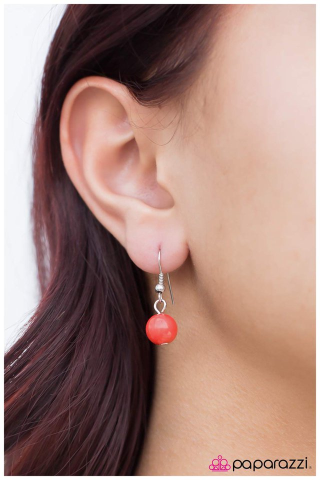 Paparazzi ♥ Part Of The Movement - Red ♥ Necklace