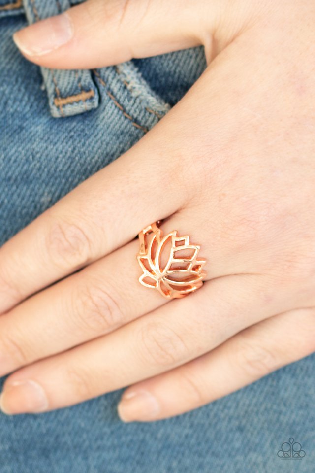 Paparazzi ♥ Lotus Lover - Copper ♥ Ring