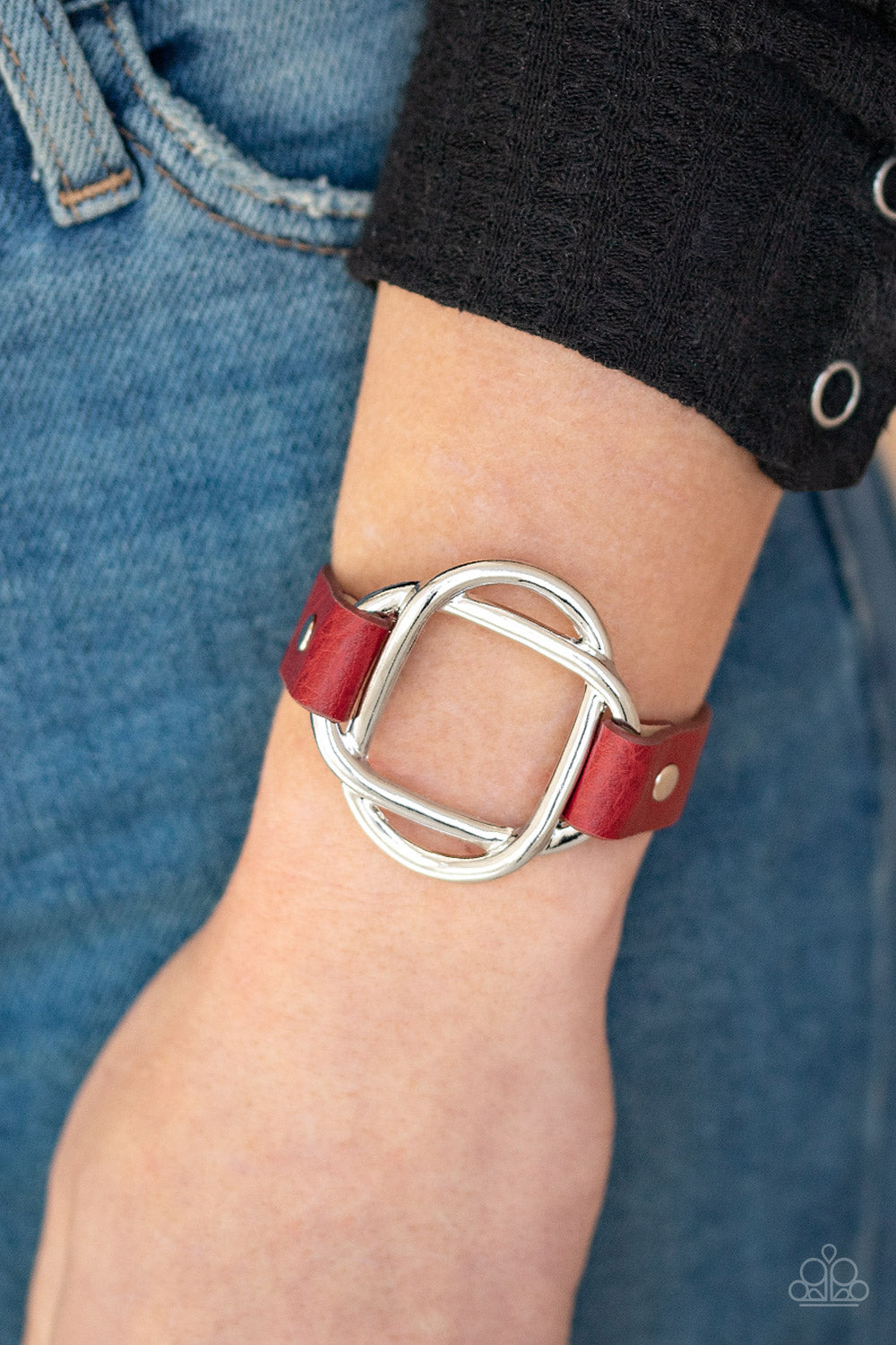 Paparazzi ♥ Nautically Knotted - Red ♥  Bracelet