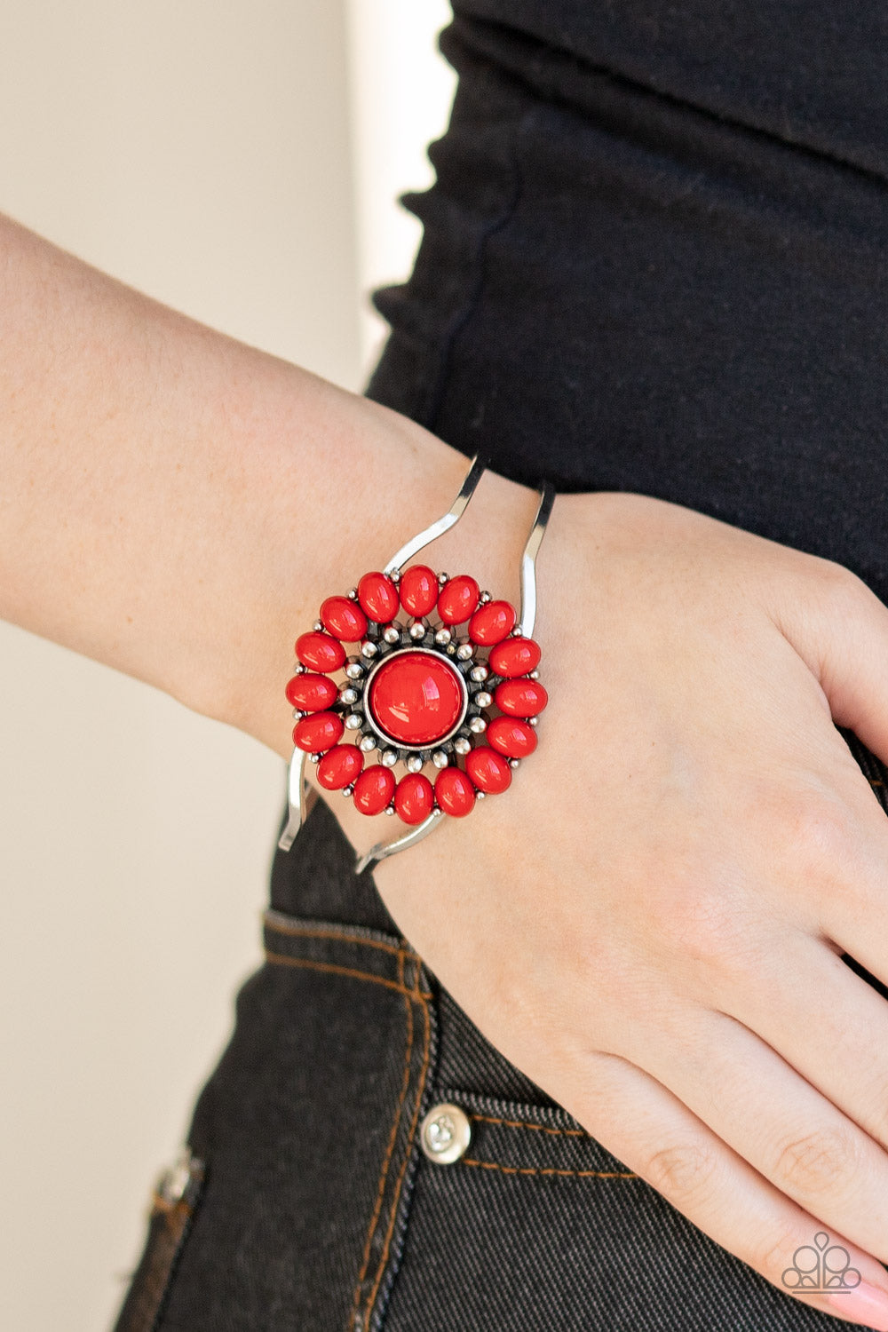 Paparazzi ♥ Posy Pop - Red ♥  Bracelet