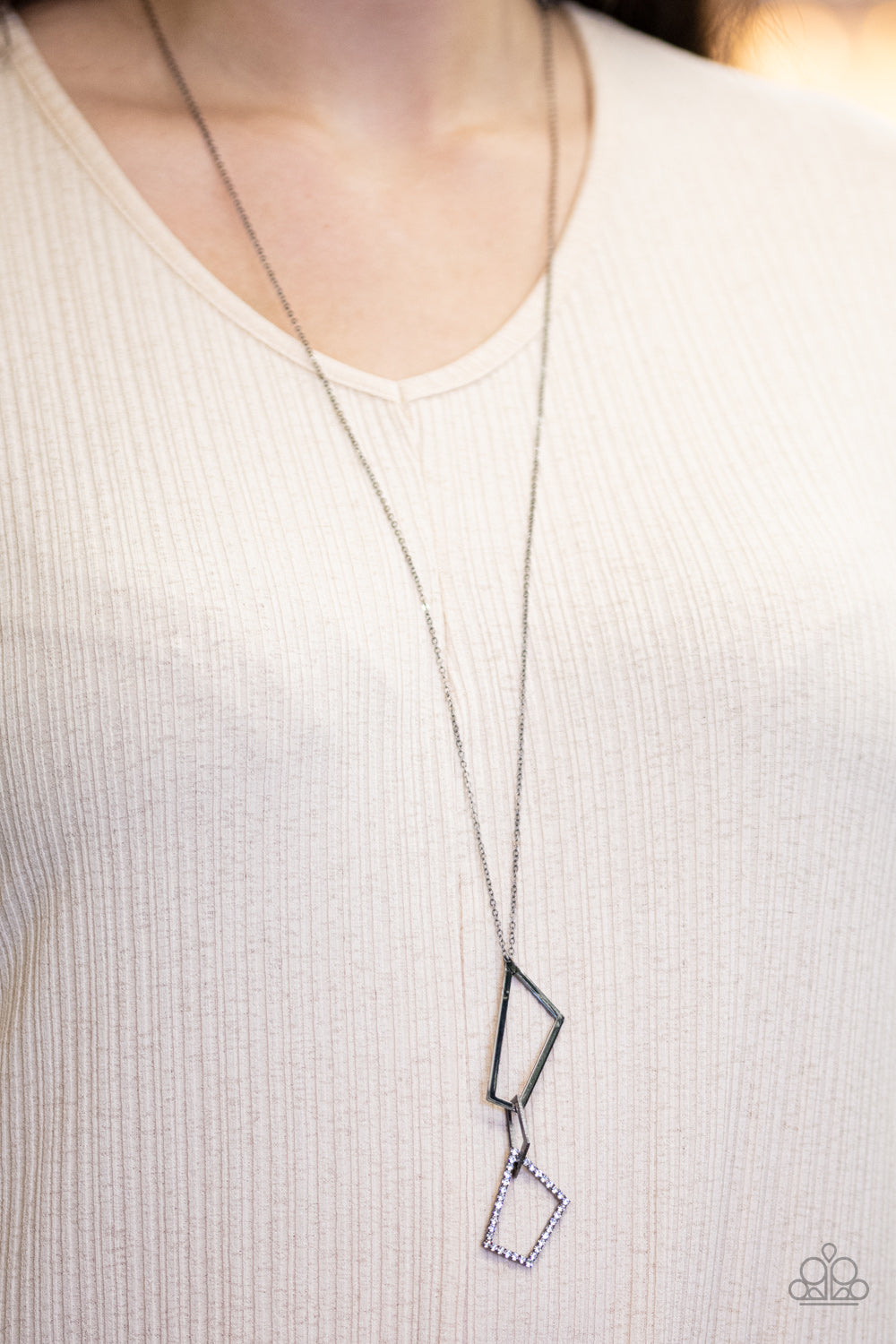 Paparazzi ♥ Shapely Silhouettes - Black ♥  Necklace