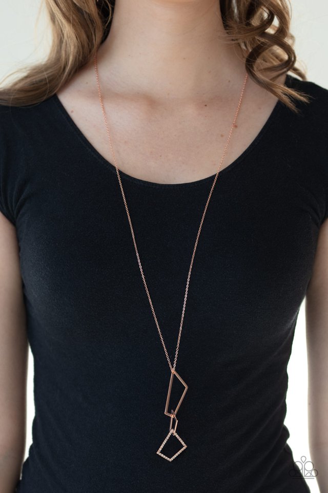 Paparazzi ♥ Shapely Silhouettes - Copper ♥ Necklace