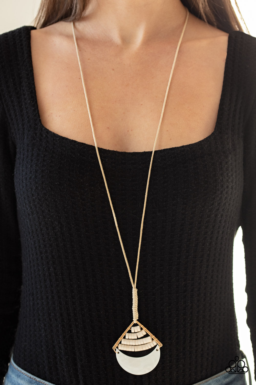 Paparazzi ♥ Beach Beam - Gold ♥  Necklace