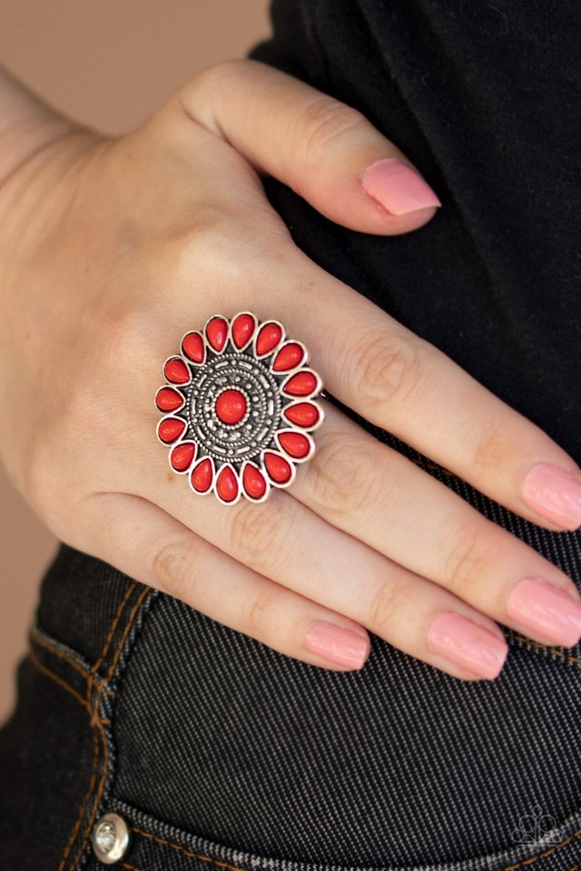 Paparazzi ♥ Posy Paradise - Red ♥ Ring