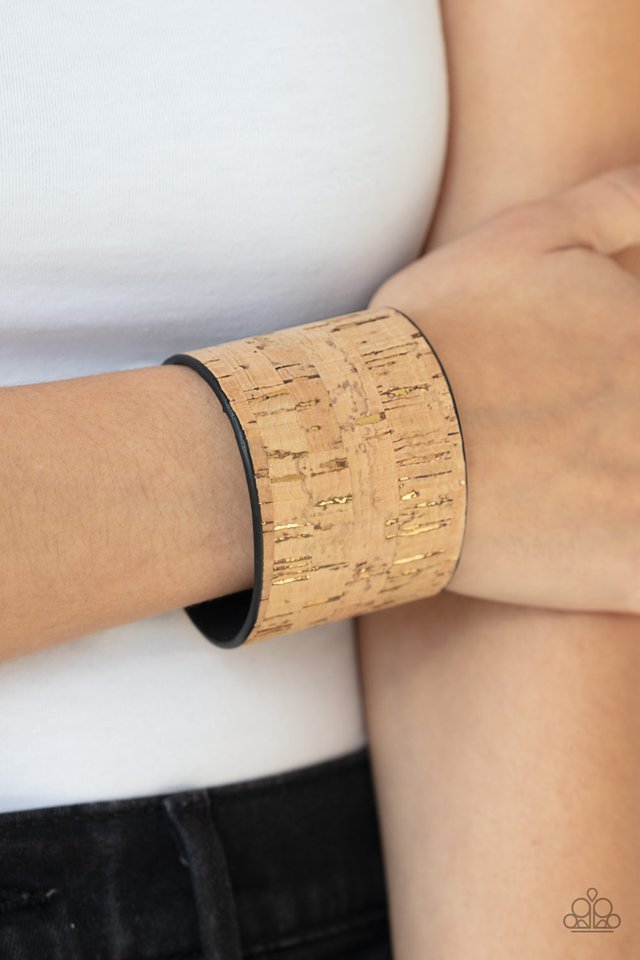Paparazzi ♥ Up To Scratch - Brown ♥ Bracelet