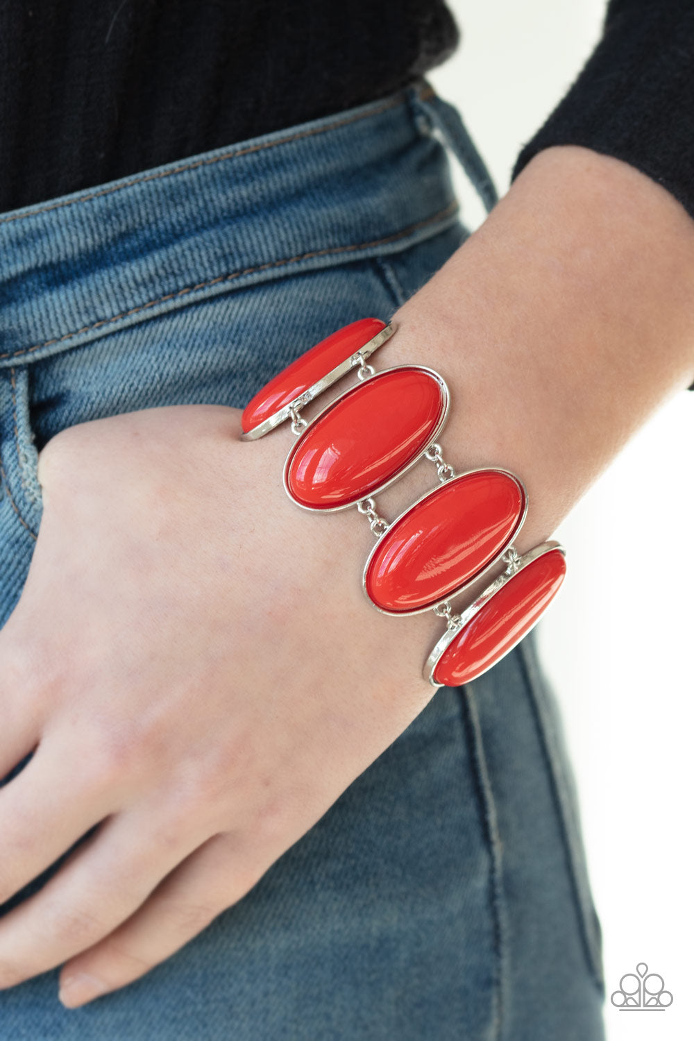 Paparazzi ♥ Power Pop - Red ♥  Bracelet