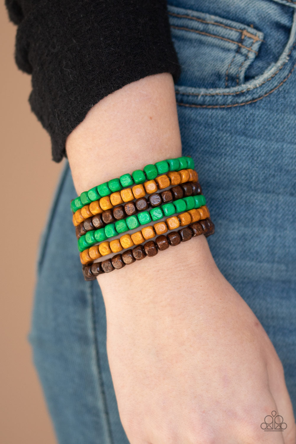 Paparazzi ♥ Tropical Tundra - Green ♥  Bracelet