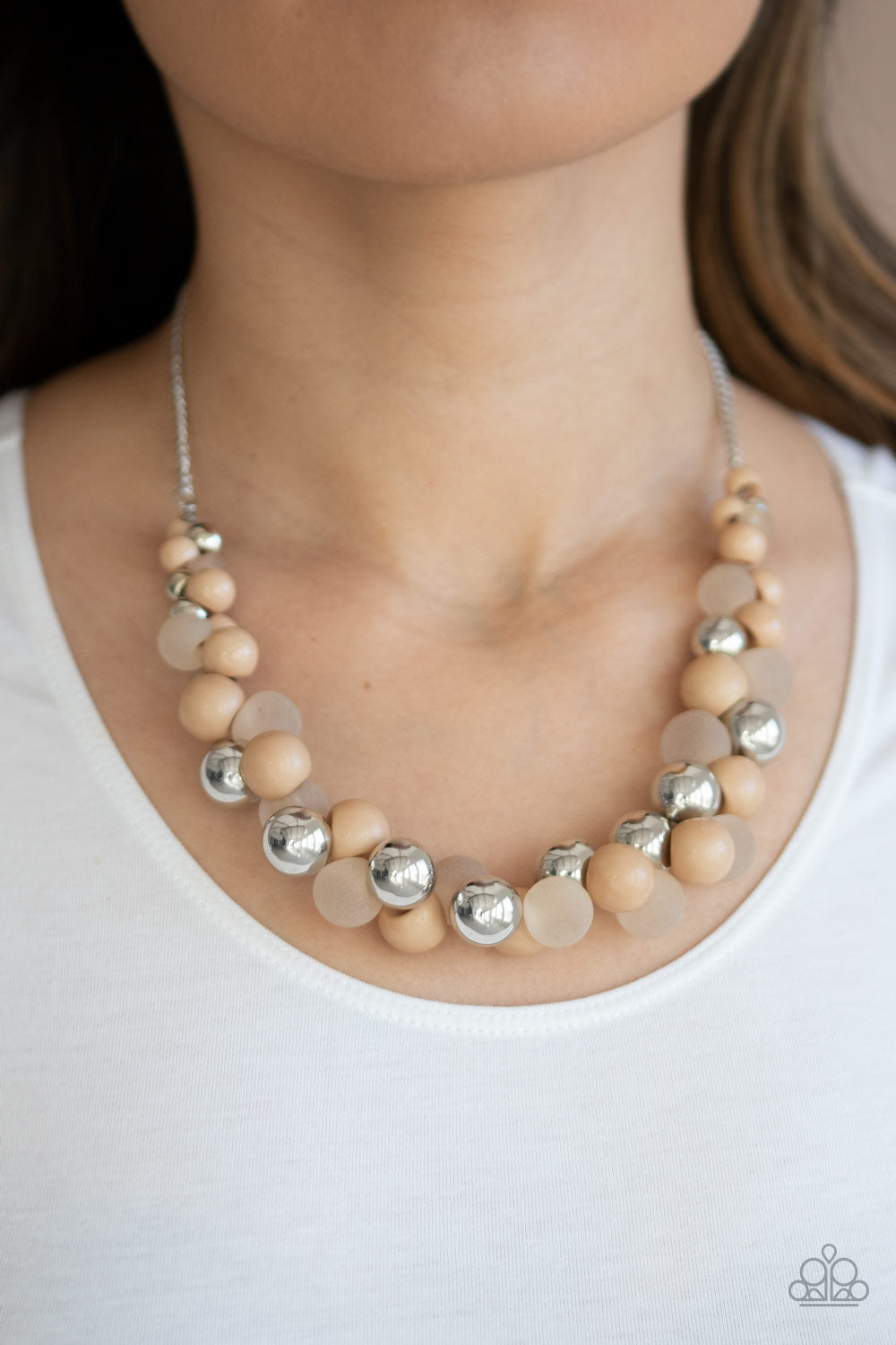 Paparazzi ♥ Bubbly Brilliance - Brown ♥  Necklace