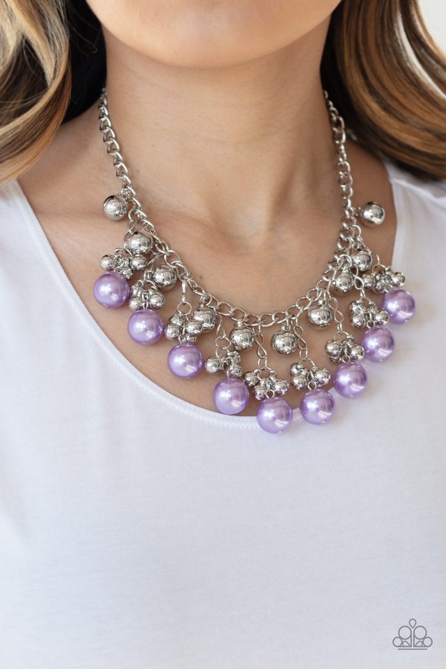 Paparazzi ♥ Pearl Appraisal - Purple ♥ Necklace