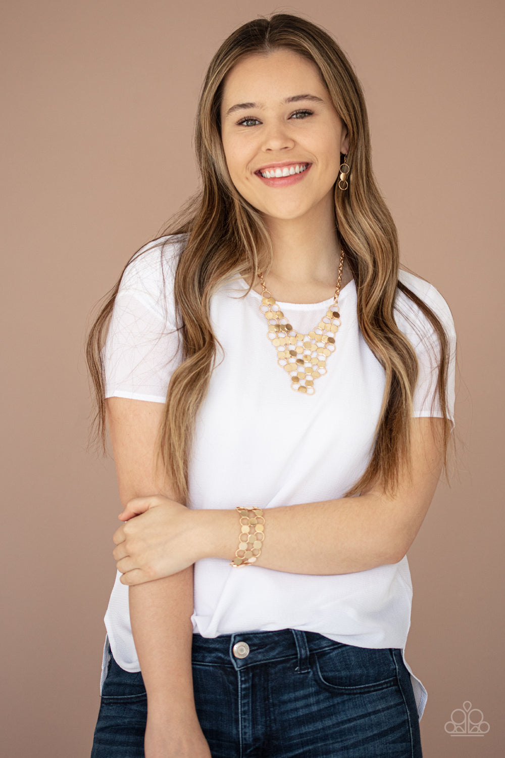 Paparazzi ♥ Cast a Wider Net - Gold ♥  Bracelet