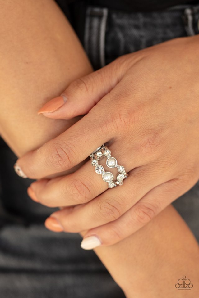 Paparazzi ♥ Treasure Treatment - White ♥ Ring