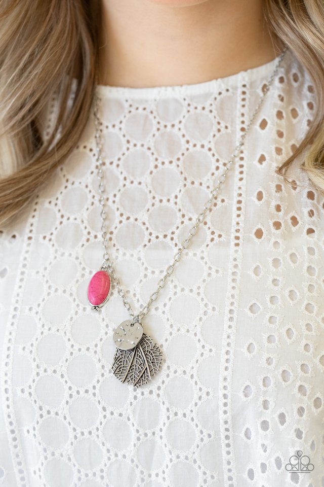 Paparazzi ♥ Free-Spirited Forager - Pink ♥ Necklace