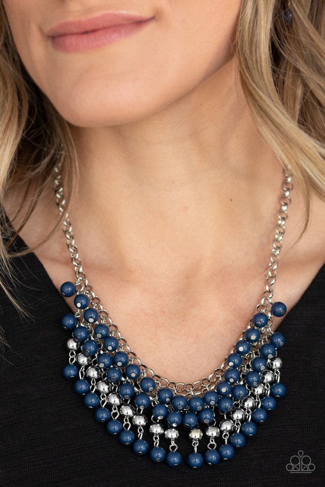 Paparazzi ♥ Jubilant Jingle - Blue ♥ Necklace
