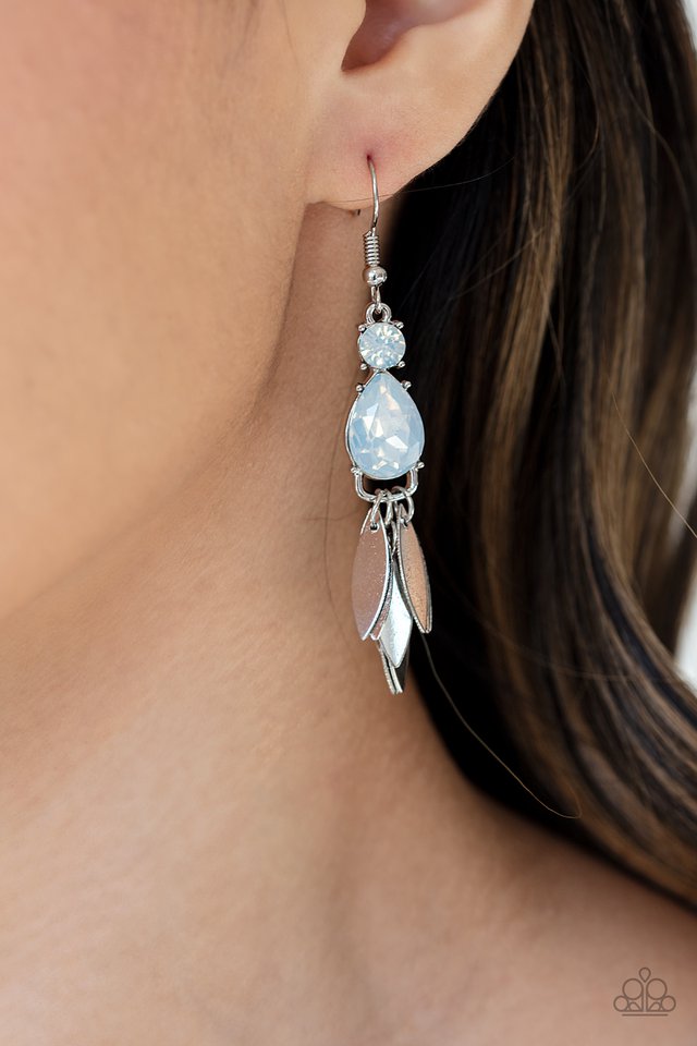 Paparazzi ♥ Tropical Tranquility - White ♥ Earrings