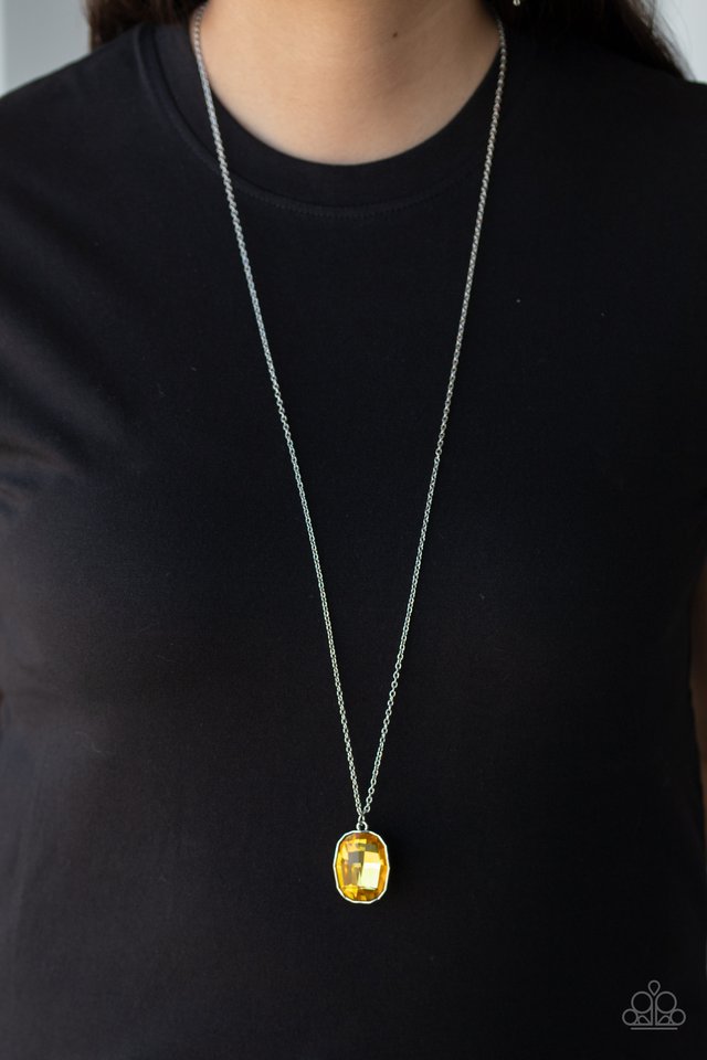 Paparazzi ♥ Imperfect Iridescence - Yellow ♥ Necklace