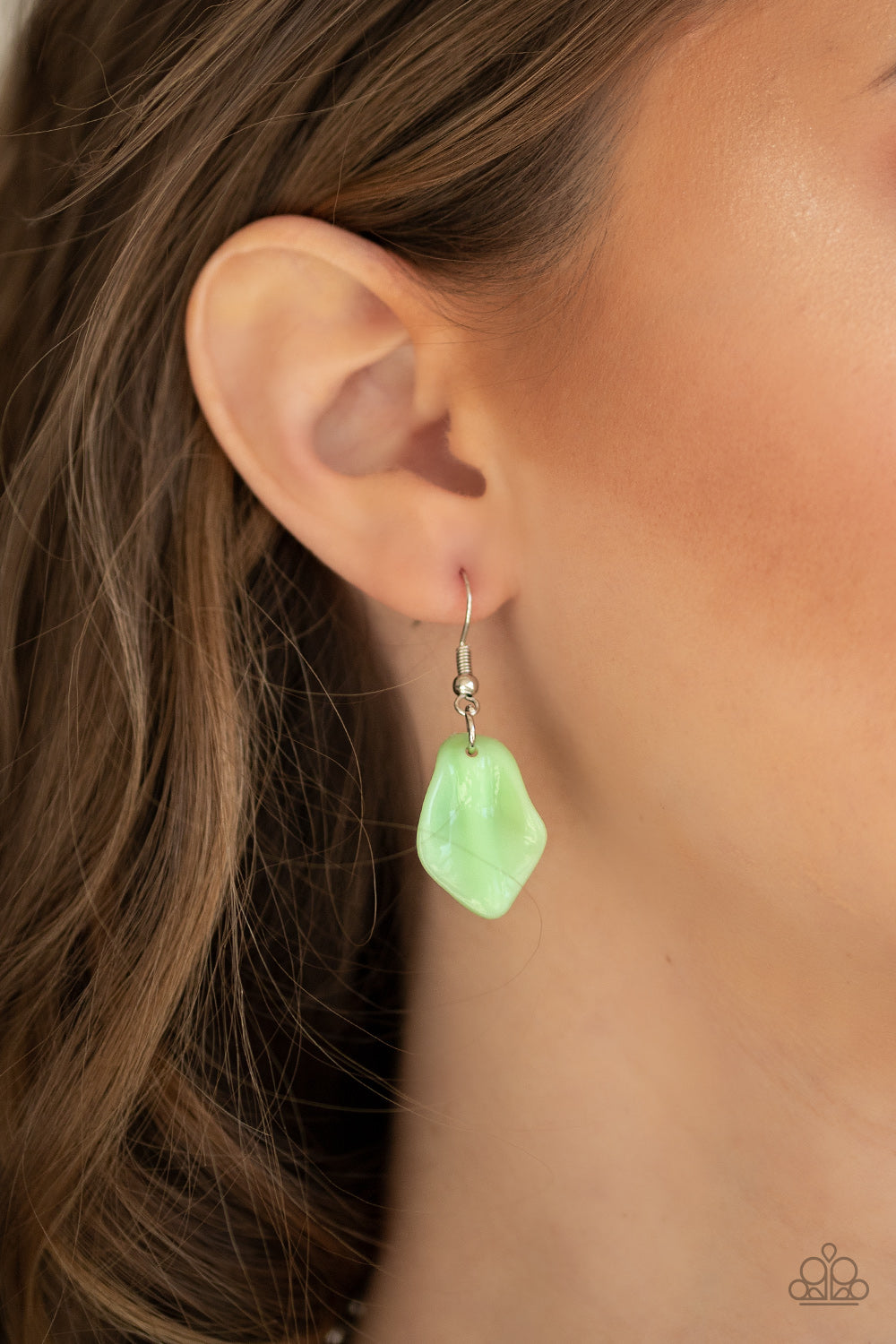 Paparazzi ♥ Super Bloom - Green ♥  Necklace