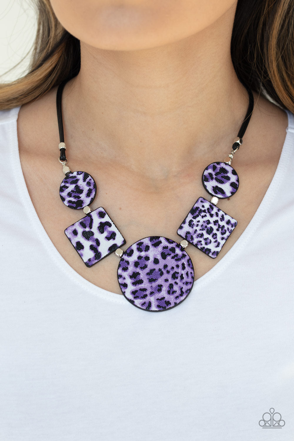 Paparazzi ♥ Here Kitty Kitty - Purple ♥  Necklace