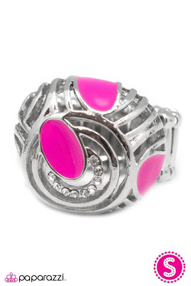 Paparazzi ♥ Super Nova - Pink ♥ Ring
