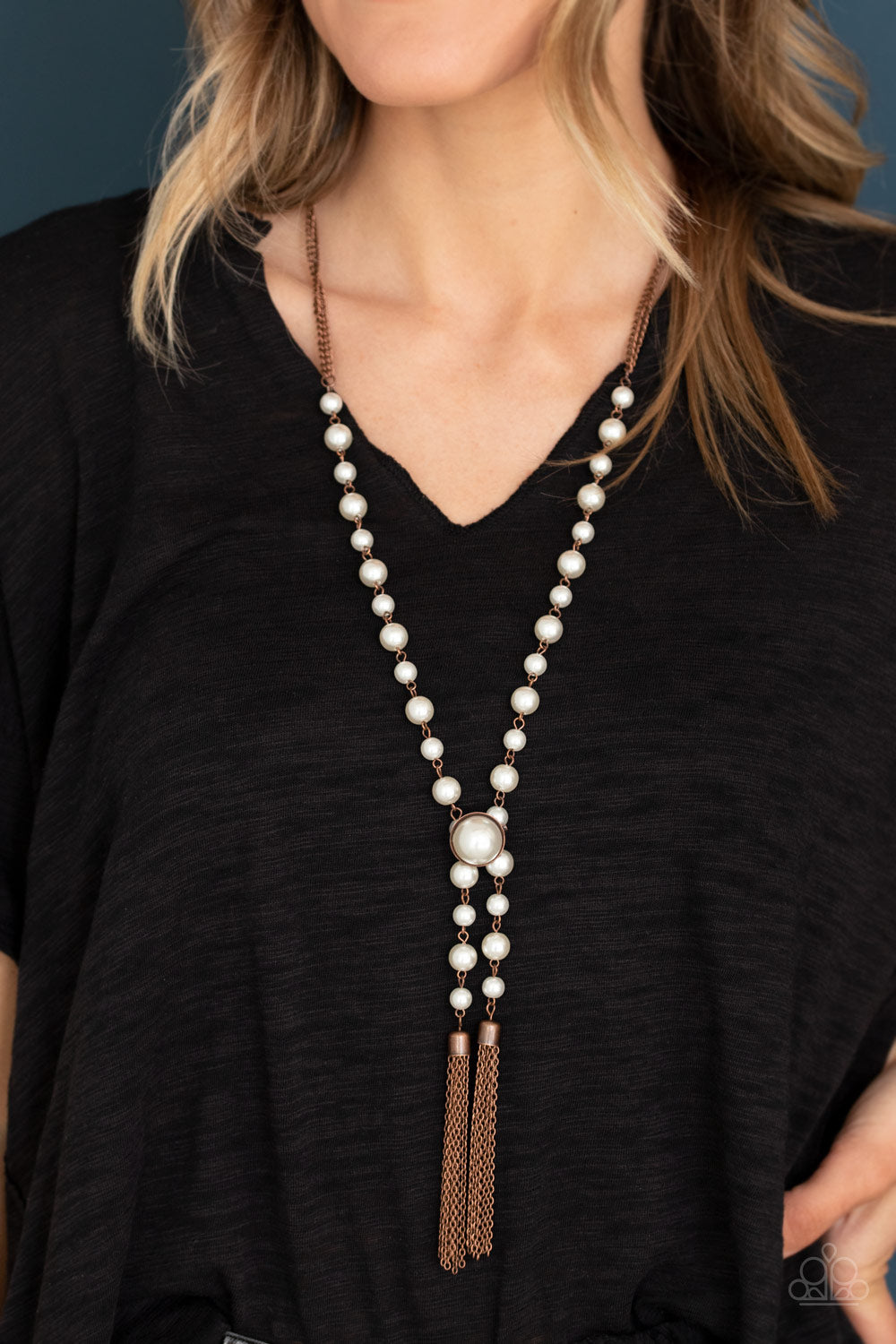 Paparazzi ♥ Vintage Diva - Copper ♥  Necklace