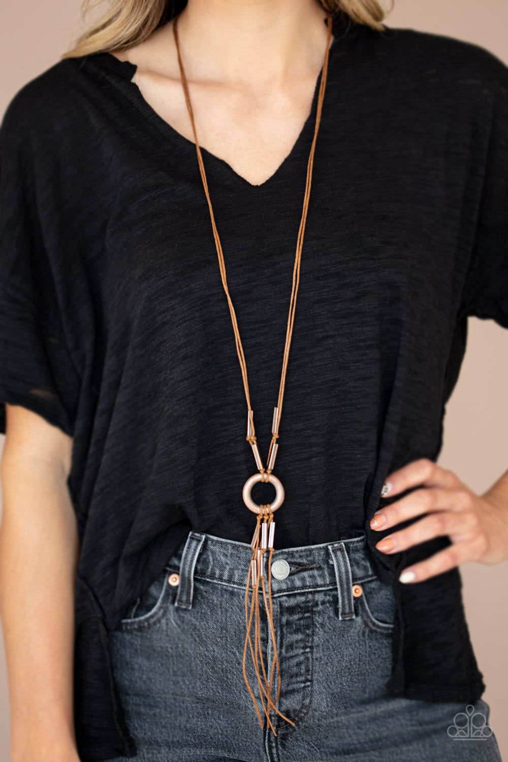 Paparazzi ♥ Tasseled Trinket - Copper ♥  Necklace
