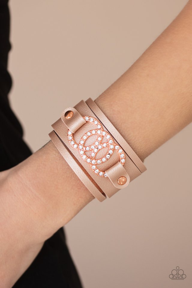 Paparazzi ♥ Couture Influencer - Copper ♥ Bracelet
