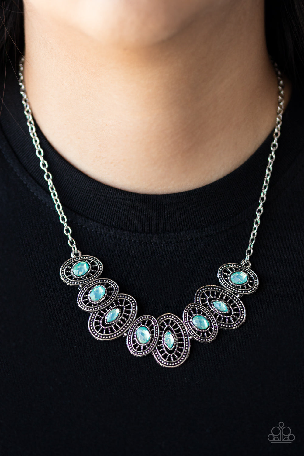 Paparazzi ♥ Trinket Trove - Green ♥  Necklace