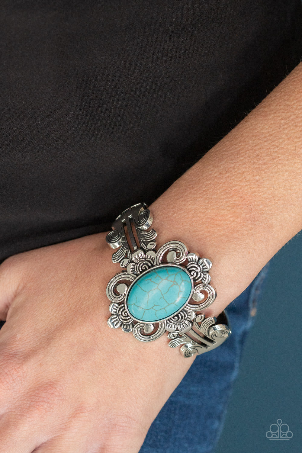 Paparazzi ♥ Mojave Mystic - Blue ♥  Bracelet