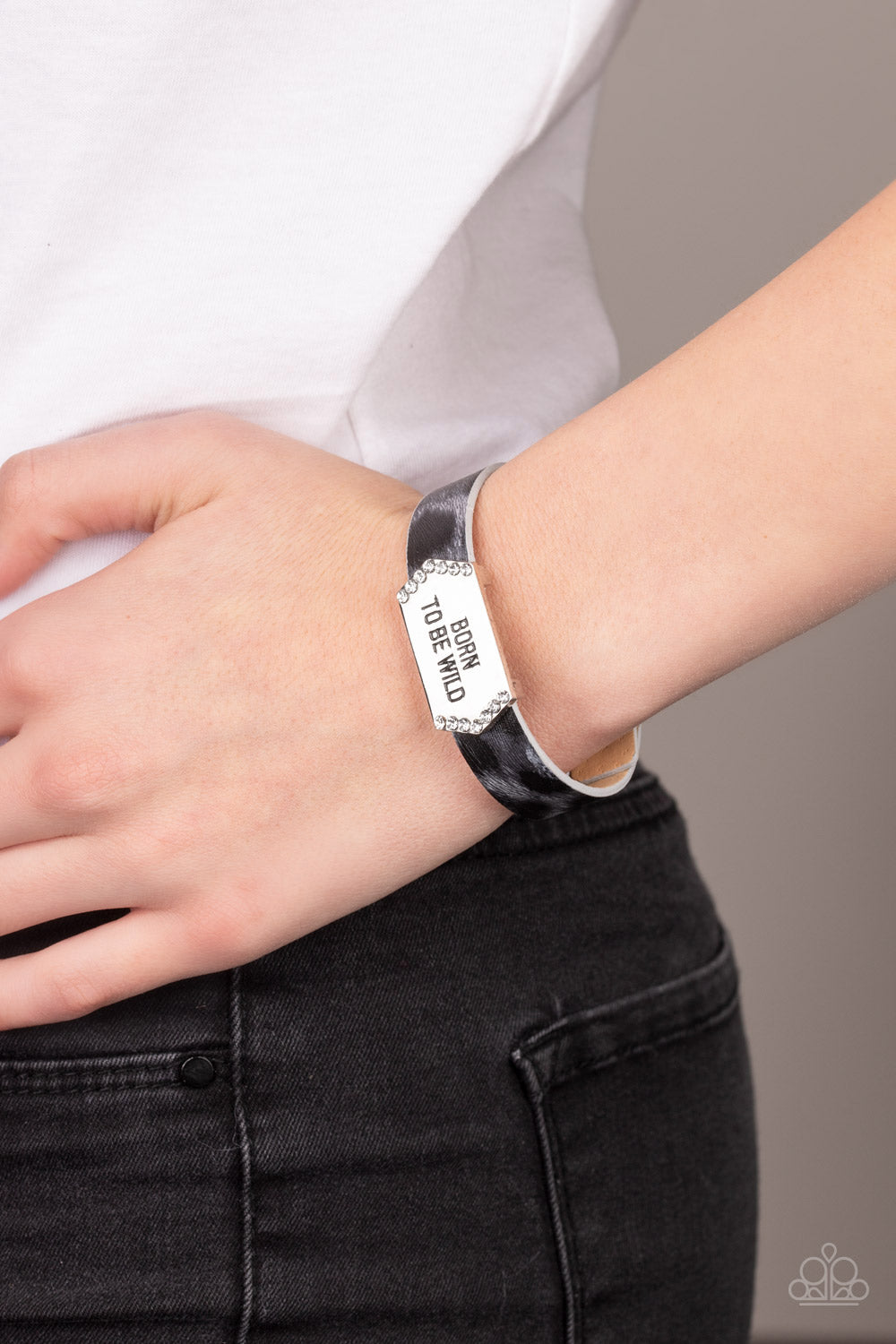 Paparazzi ♥ Born To Be Wild - Silver ♥  Bracelet