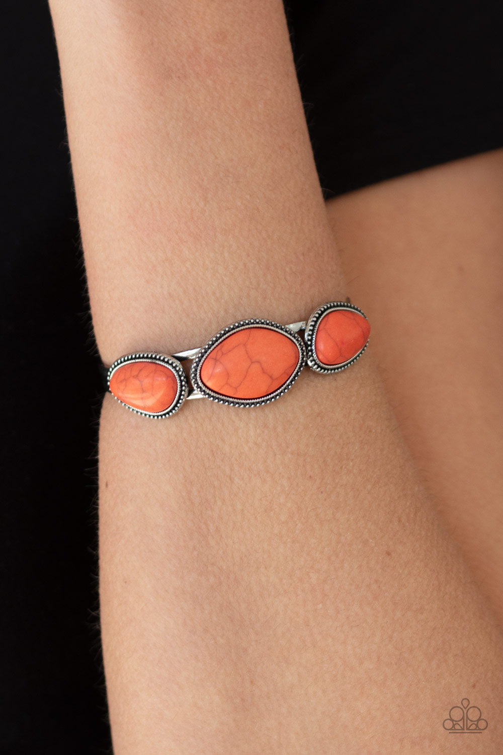 Paparazzi ♥ Stone Solace - Orange ♥  Bracelet
