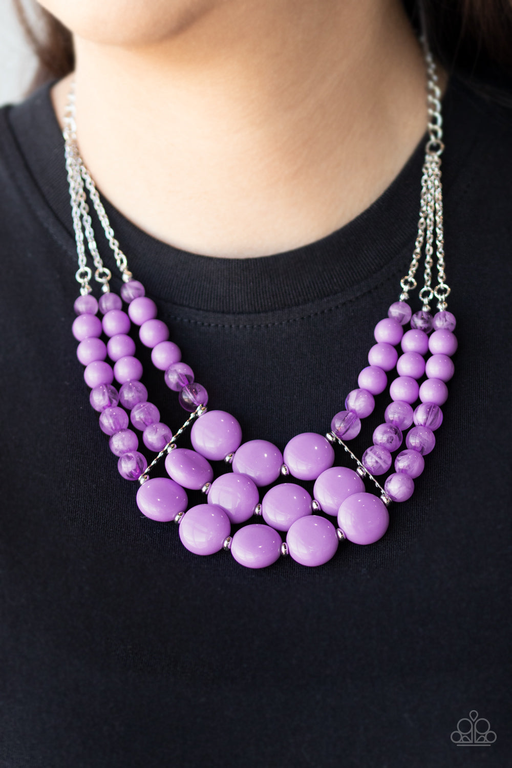 Paparazzi ♥ Flirtatiously Fruity - Purple ♥  Necklace