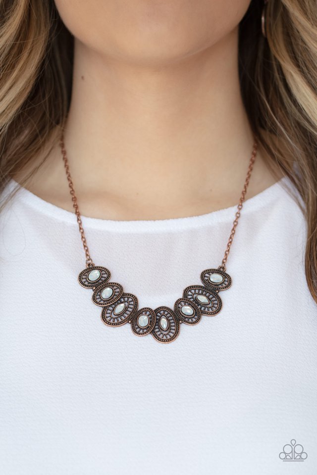 Paparazzi ♥ Trinket Trove - Copper ♥ Necklace