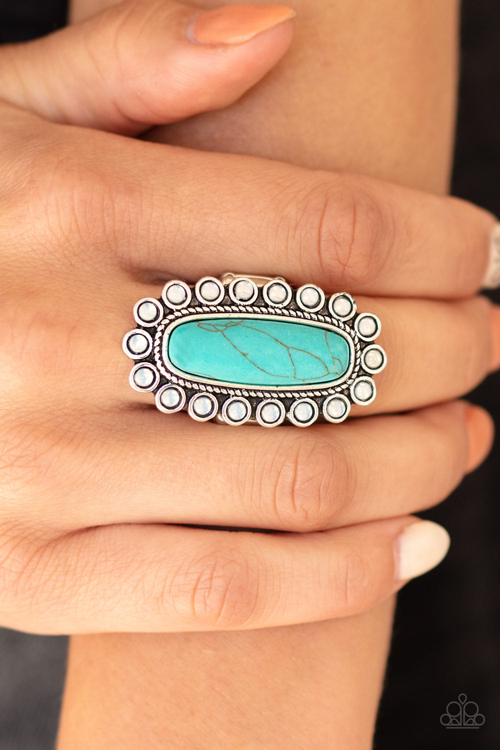 Paparazzi ♥ Mystic Oasis - Blue ♥  Ring