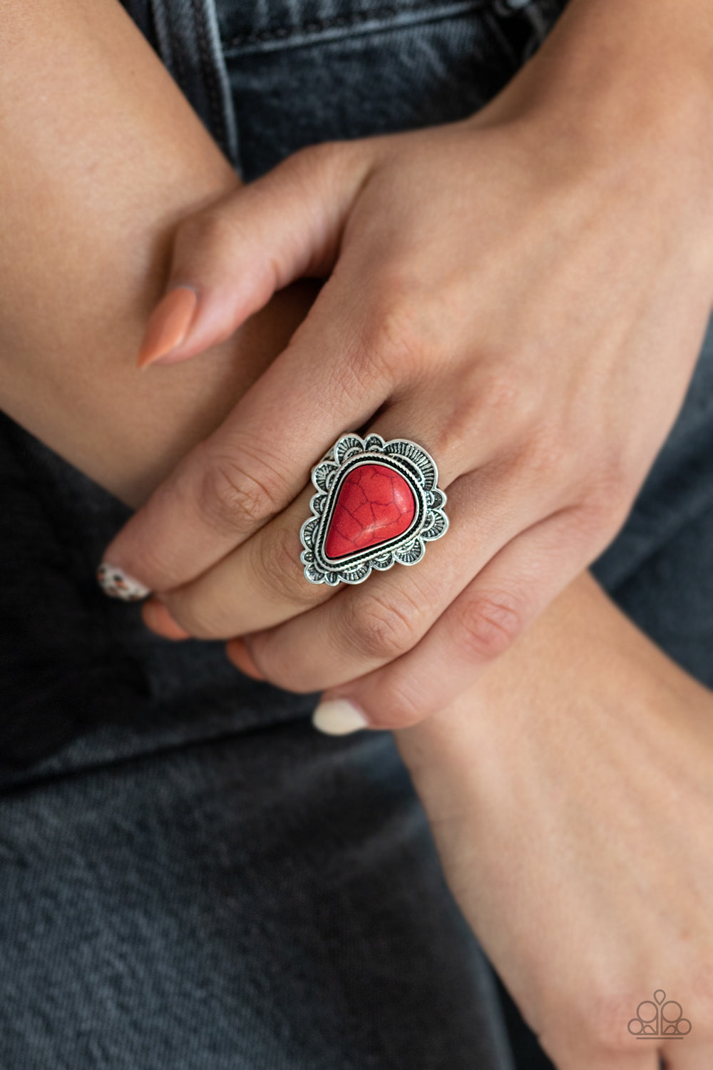 Paparazzi ♥ Desert Escape - Red ♥  Ring