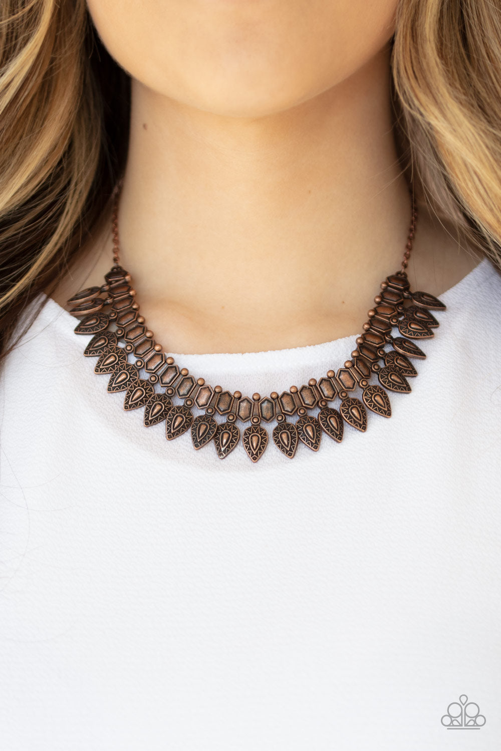Paparazzi ♥ When The Hunter Becomes The Hunted - Copper ♥  Necklace