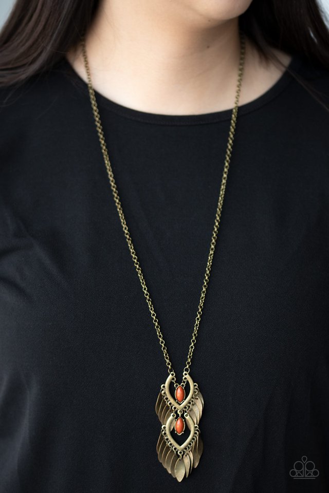 Paparazzi ♥ Summer SOUL-stice - Brown ♥ Necklace