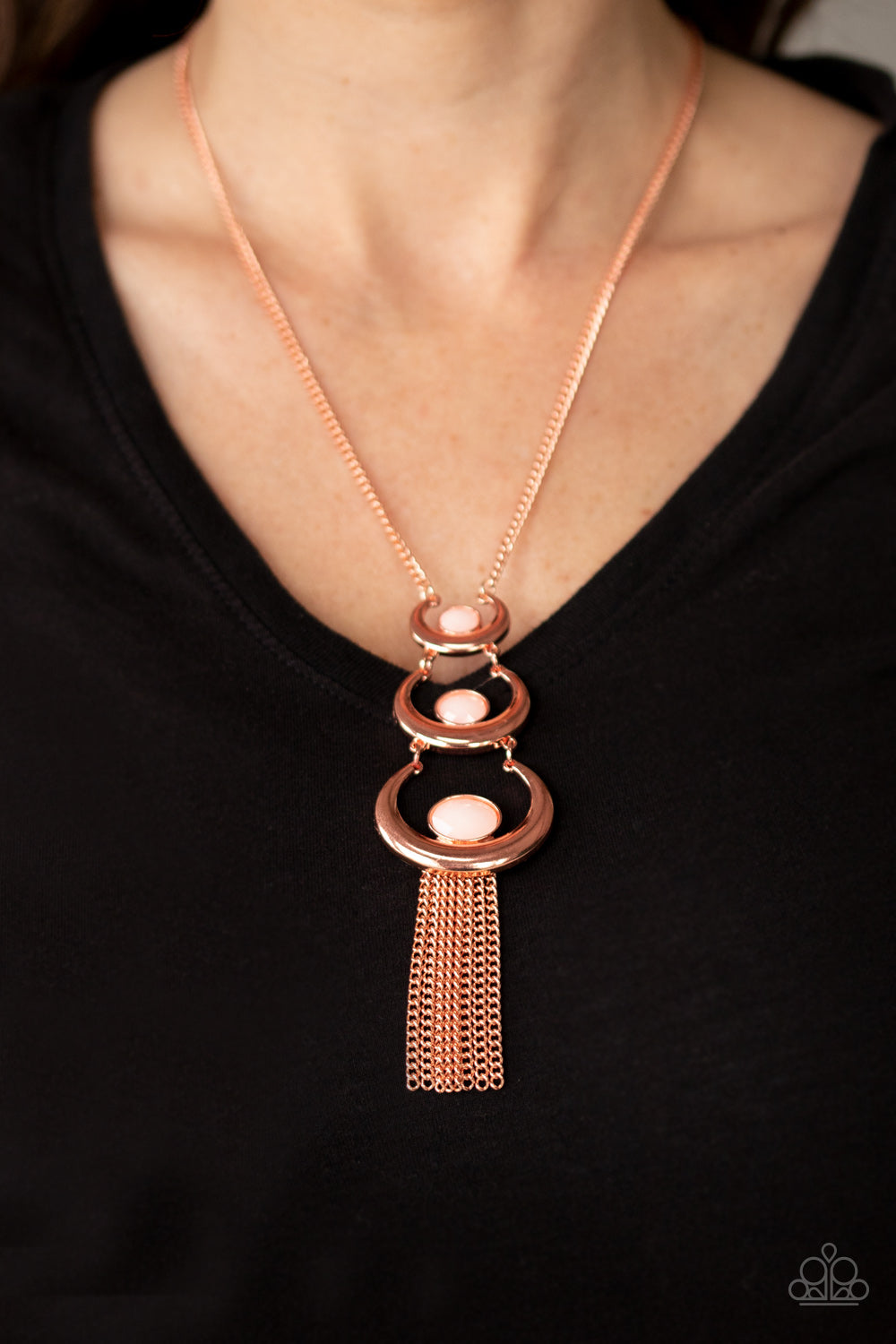 Paparazzi ♥ As MOON As I Can - Copper ♥  Necklace
