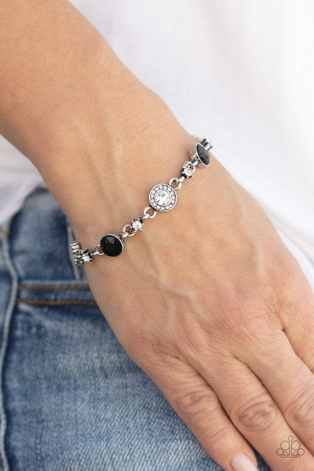 Paparazzi ♥ Stargazing Sparkle - Black ♥ Bracelet