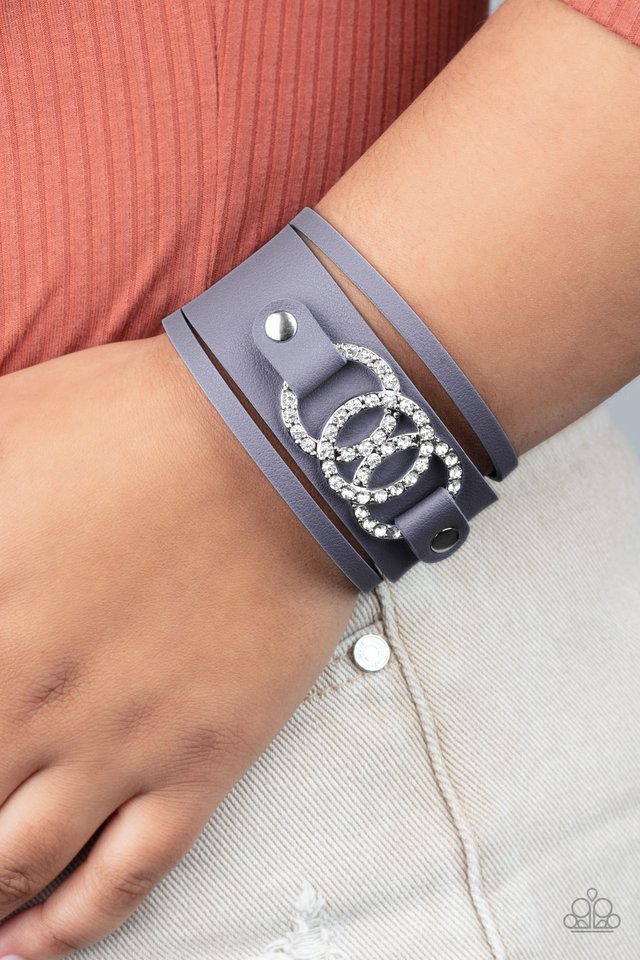 Paparazzi ♥ Couture Influencer - Blue ♥ Bracelet