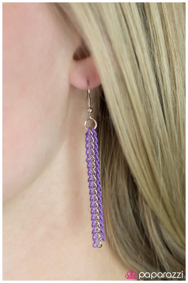 Paparazzi ♥ Head Over Heels - Purple ♥ Necklace