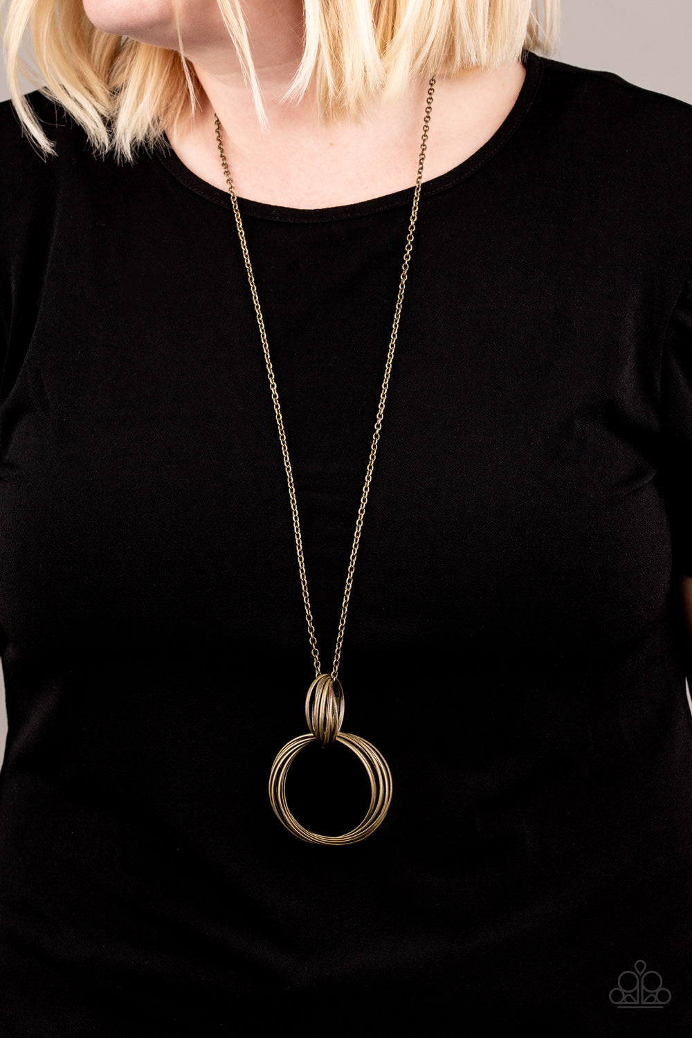 Paparazzi ♥ My Ears Are Ringing - Brass ♥  Necklace