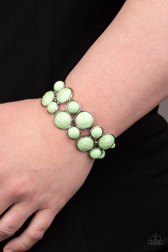 Paparazzi ♥ Confection Connection - Green ♥ Bracelet