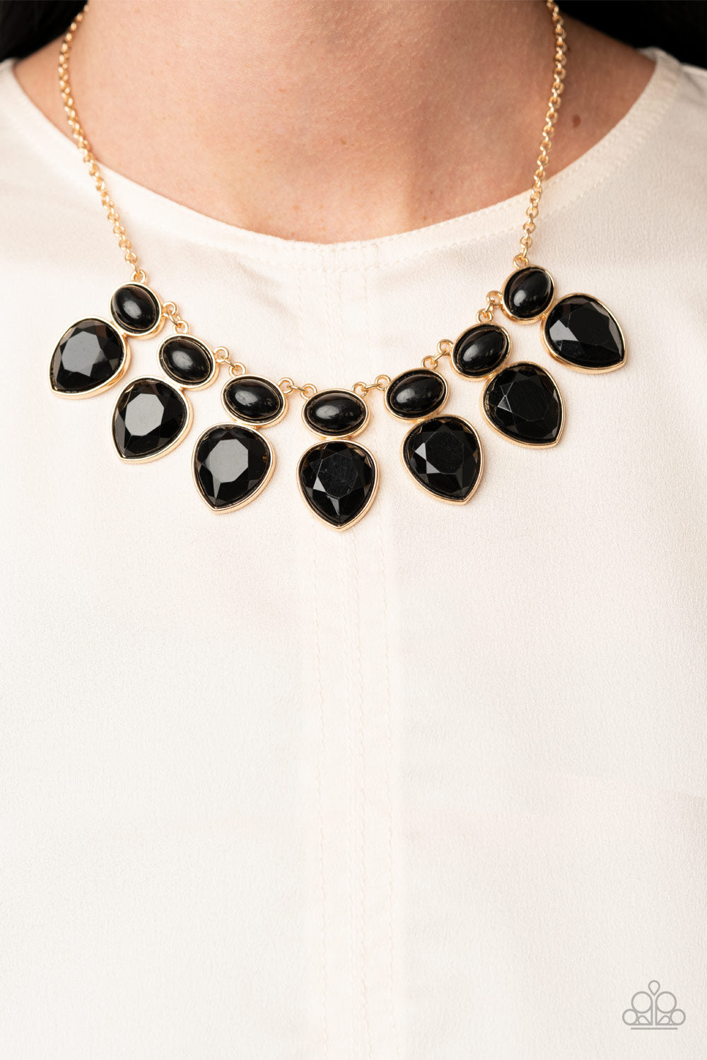 Paparazzi ♥ Modern Masquerade - Black ♥  Necklace