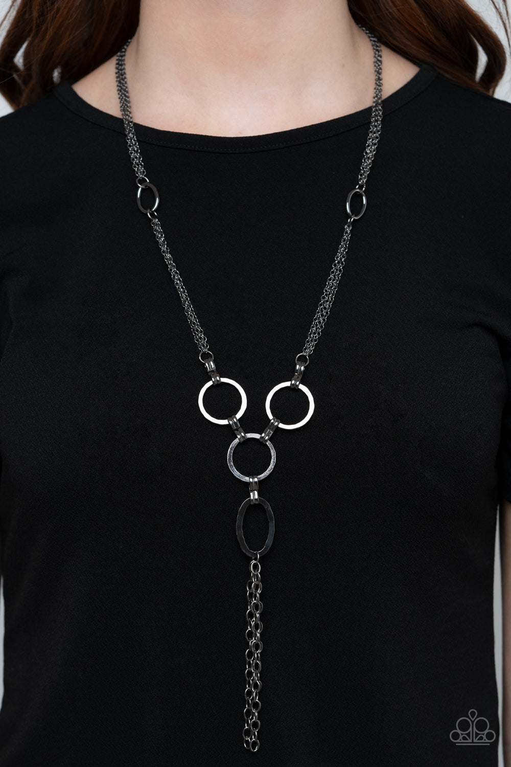 Paparazzi ♥ Metro Mechanics - Black ♥  Necklace