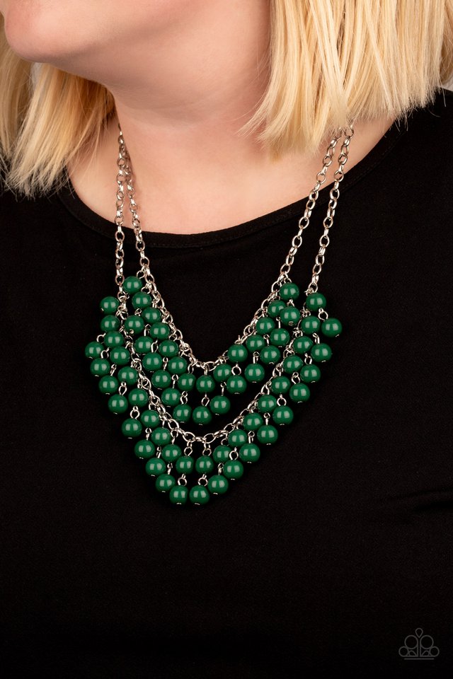 Paparazzi ♥ Bubbly Boardwalk - Green ♥ Necklace