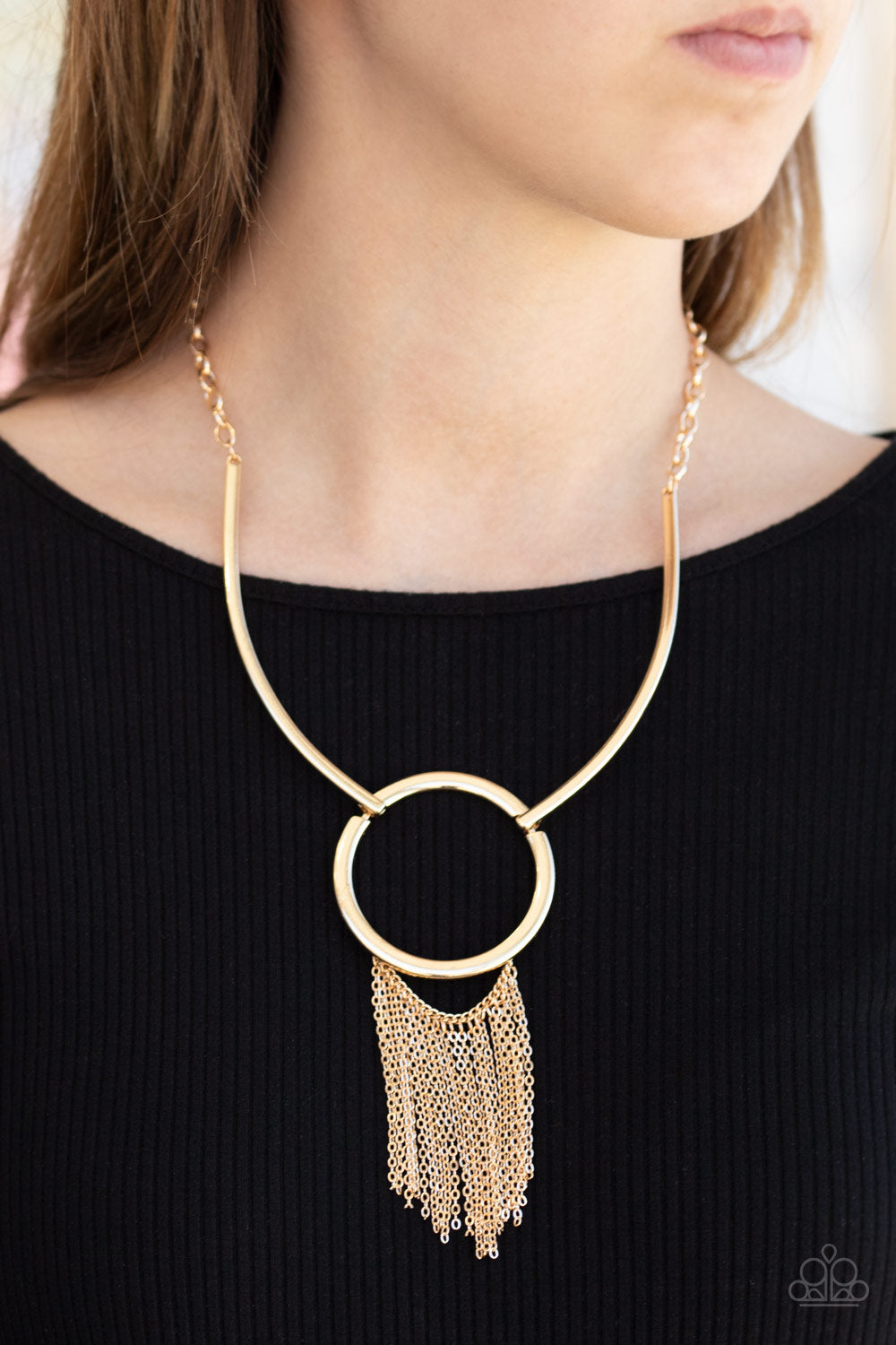 Paparazzi ♥ Pharaoh Paradise - Gold ♥  Necklace