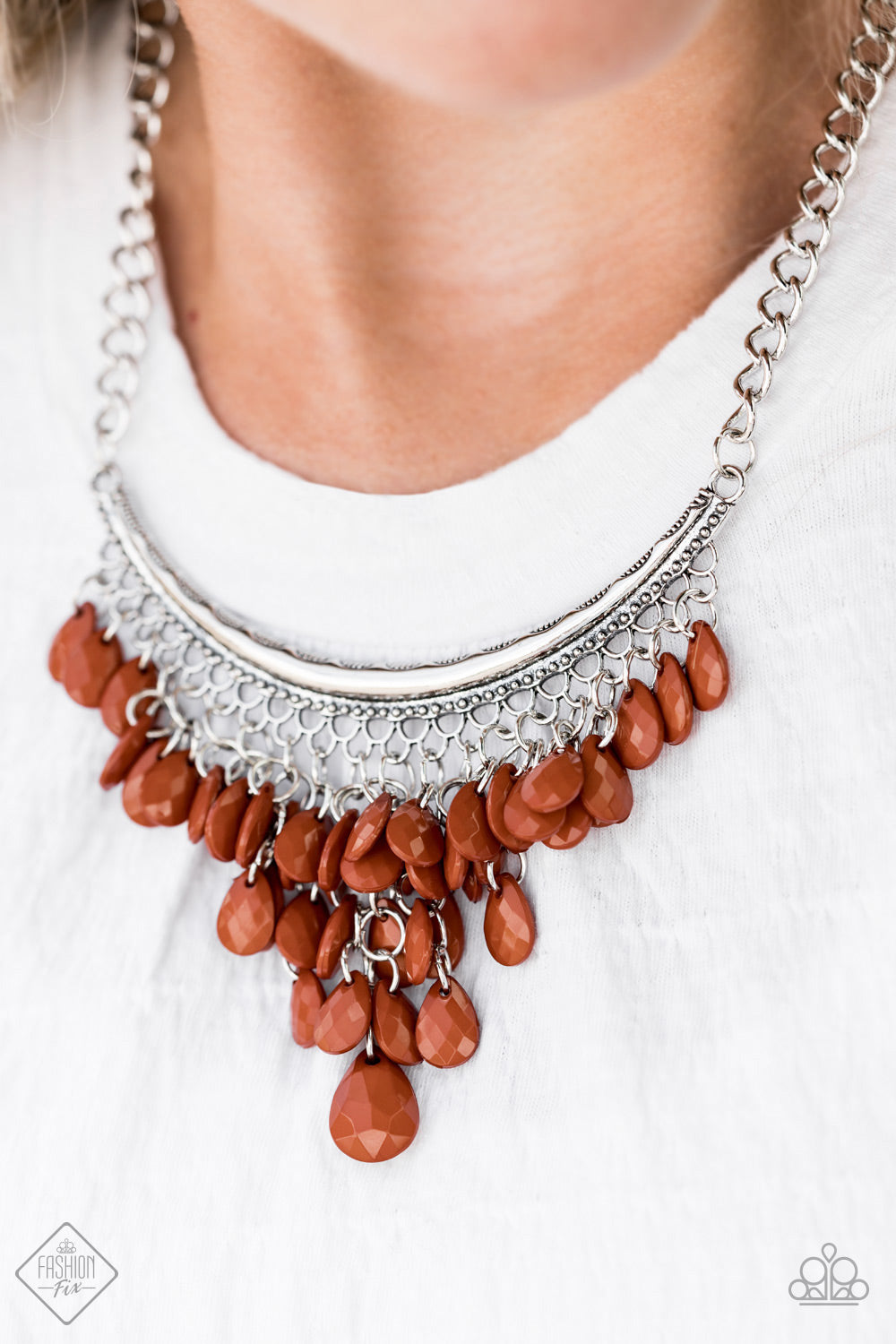 Paparazzi ♥ Rio Rainfall - Brown ♥  Necklace