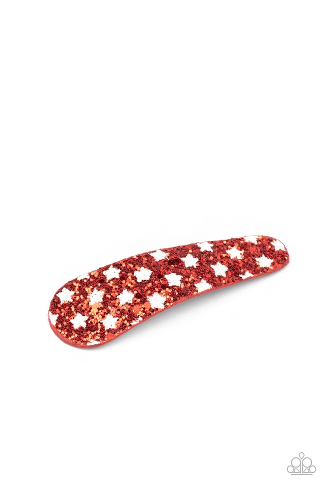 Paparazzi ♥ All American Girl - Red ♥ Hair Clip